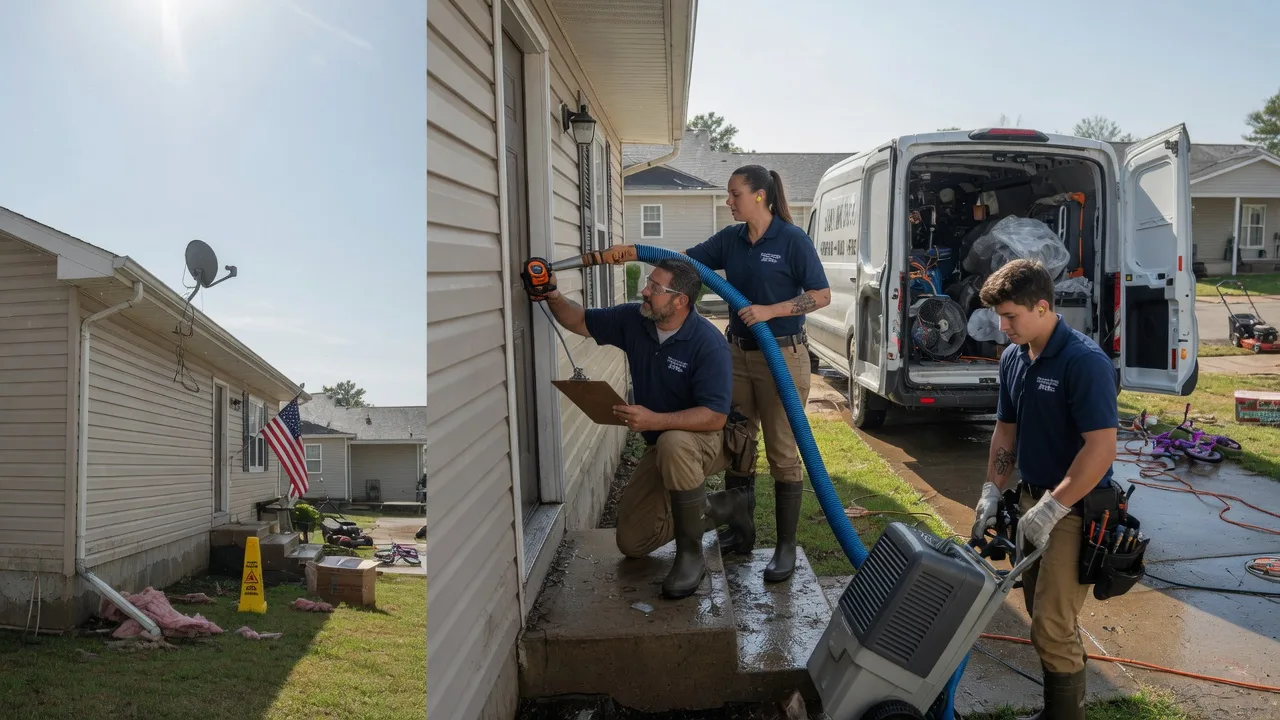 Ceiling Water Damage Restoration in Henley, MO near me